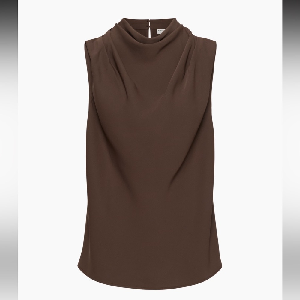 NWOT BABATON - SILK CARTER BLOUSE